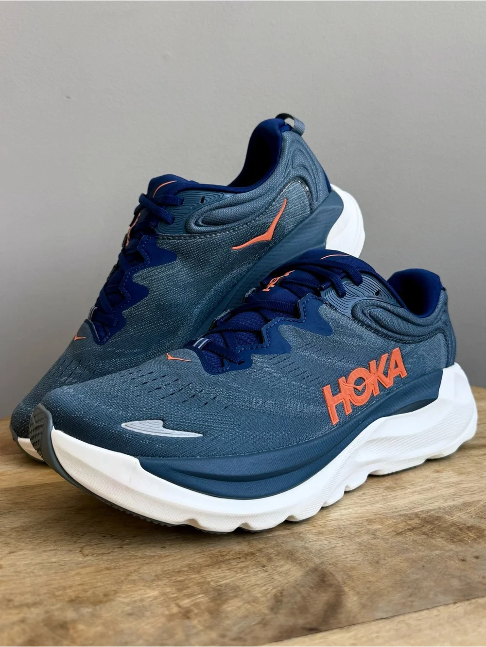 Hoka One One Gaviota 6 Mens Size 12 D Midnight Blue Navy Running Shoes